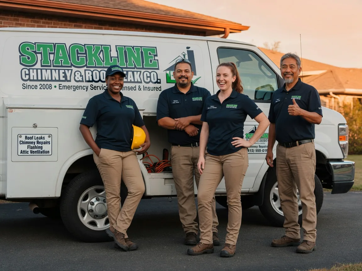 Chimney flashing repair company in Bishop, TX